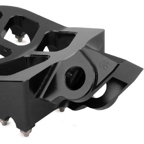 Dirt Bike Foot Pegs,Motorcycle Footpegs Wider Foot Pegs Rest Pedal CNC for KLX 140 KLX140 KLX140RF 2008-2024 KX65 2000-2024 KX85 2001-2024 KX100