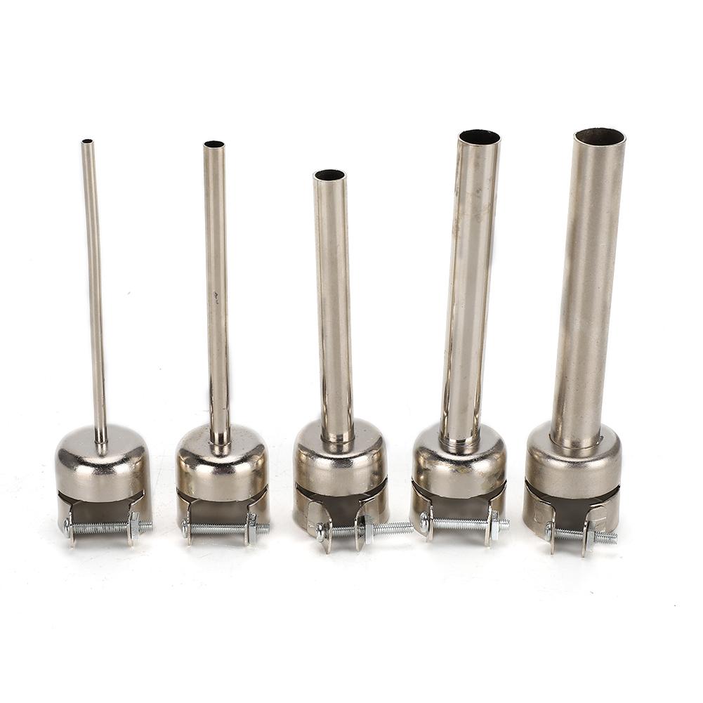 5PCs Computer Repairing Kit Long Steel 3MM  5MM  8MM  10MM  12MM Air Nozzle for 850 Hot Air Gun