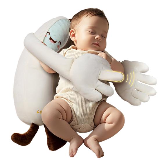 Baby Sleep Soothing Palm Cute Stuffed Plush Toy Baby Patter Fruit Shaped Comforting Pillow Gentle