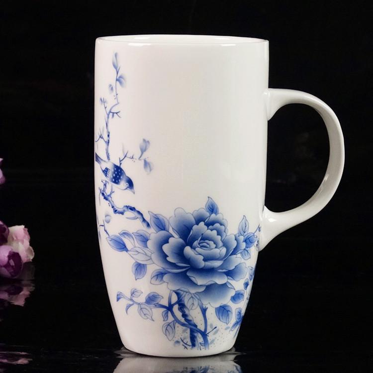 500ml Large Ceramic Office Mug - Creative Breakfast & Coffee Cup