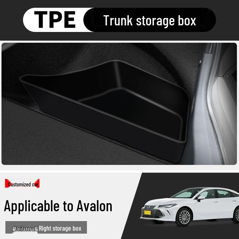 Toyota Avalon Waterproof Trunk Liner and Storage Box Set for Interior Decoration