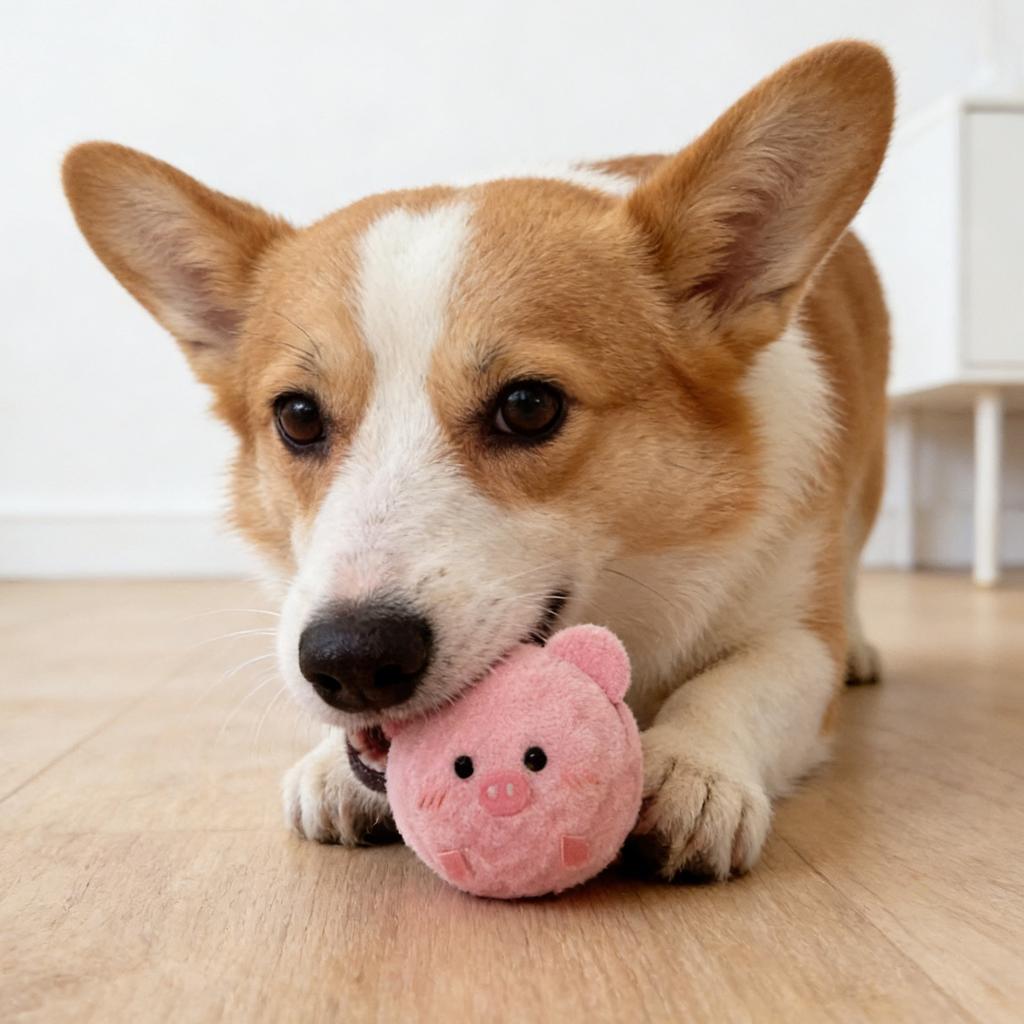 Plush Spiky Ball Dog Toy, Interactive Dog Toys, Jumping Squeaky Chew Toy Ball With Soft Sturdy Fabric For Small Medium Large Dogs Puppy Teething Toys