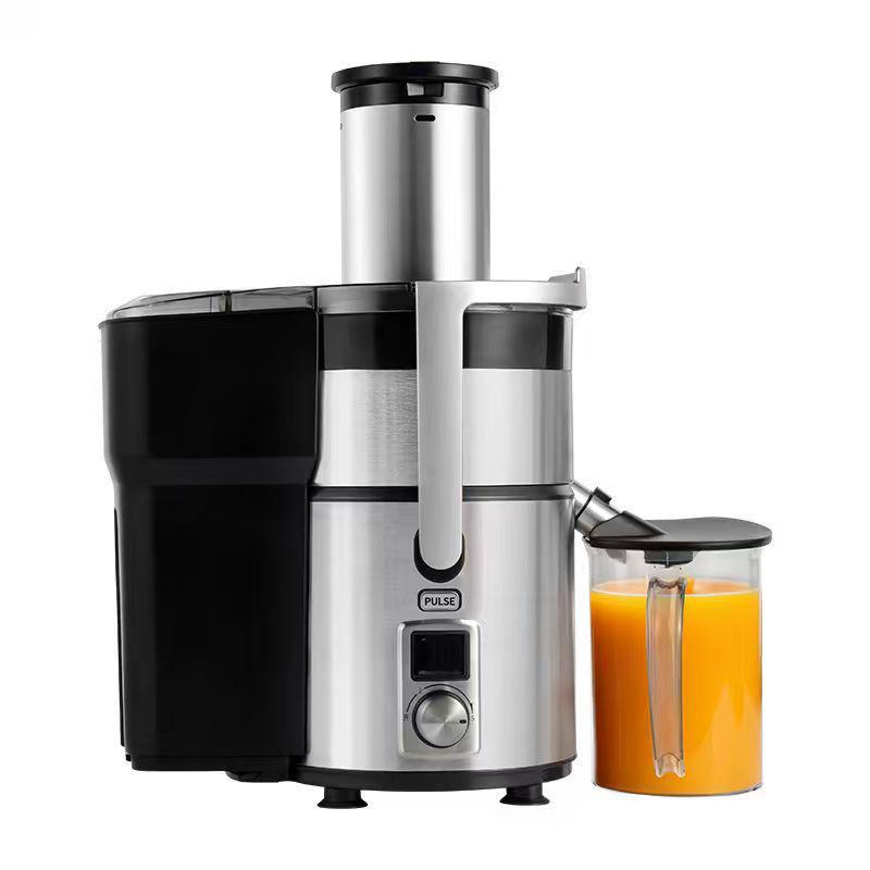 High-Power Automatic Commercial Juicer with Pulp Separation for Sugarcane, Ginger, and Fruit - Large Caliber