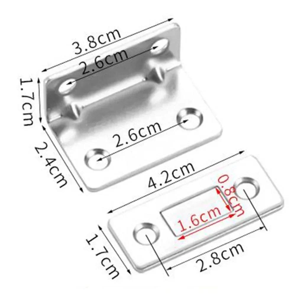 Magnetická skříňka zachycuje dvířka Zavírač dveří Neviditelné sání dvířek magnet Ultratenká pevná dvířka skříňového nábytku Západka