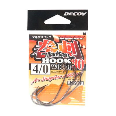 Decoy Červ 30 Makisasu Červ háčky Velikost 4/0 (9028)