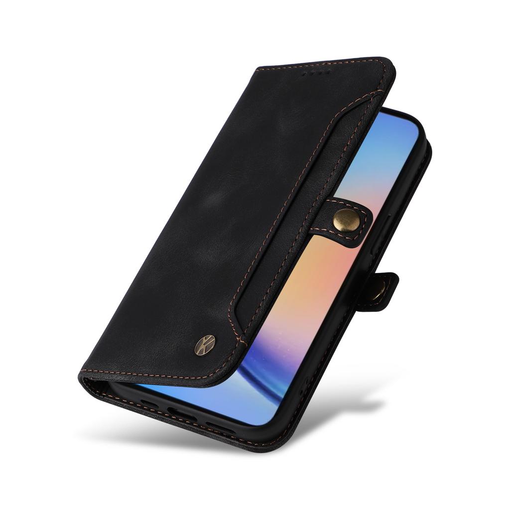 YIKATU YK-002 For Samsung Galaxy A35 5G Wallet Case PU Leather Flip Stand Phone Cover with Outer Card Slot