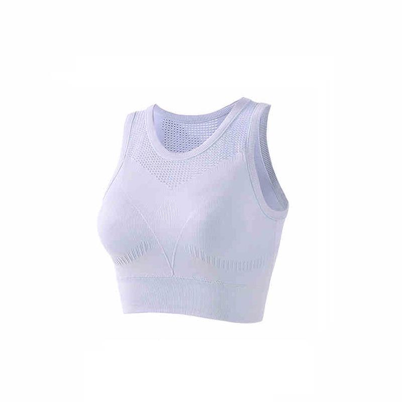 JOOMON High-End Women's Breathable Mesh Yoga Vest and Sports Bra