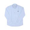 Ami Small Heart Logo Stripe Oxford Shirt Unisex Hsh763 Co0087 475