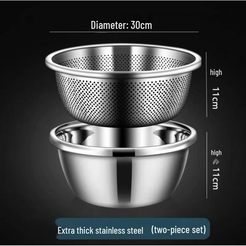 Dedelai 304 Stainless Steel Kitchen Basins & Colanders