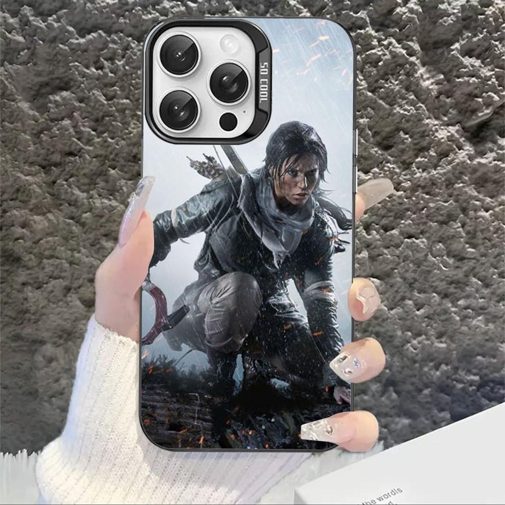 Video Game Tomb Raider Phone Case For IPhone 16 15 14 13 12 11 Pro Max X XR XSMAX 8 7 Plus Matte Shockproof Back Cover