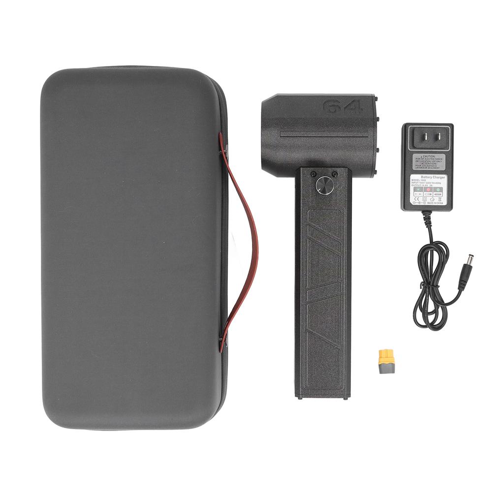 60000RPM Turbine Fan 64mm Duct Brushless Motor Cordless Air Duster Blower for Car Keyboard Cleaning