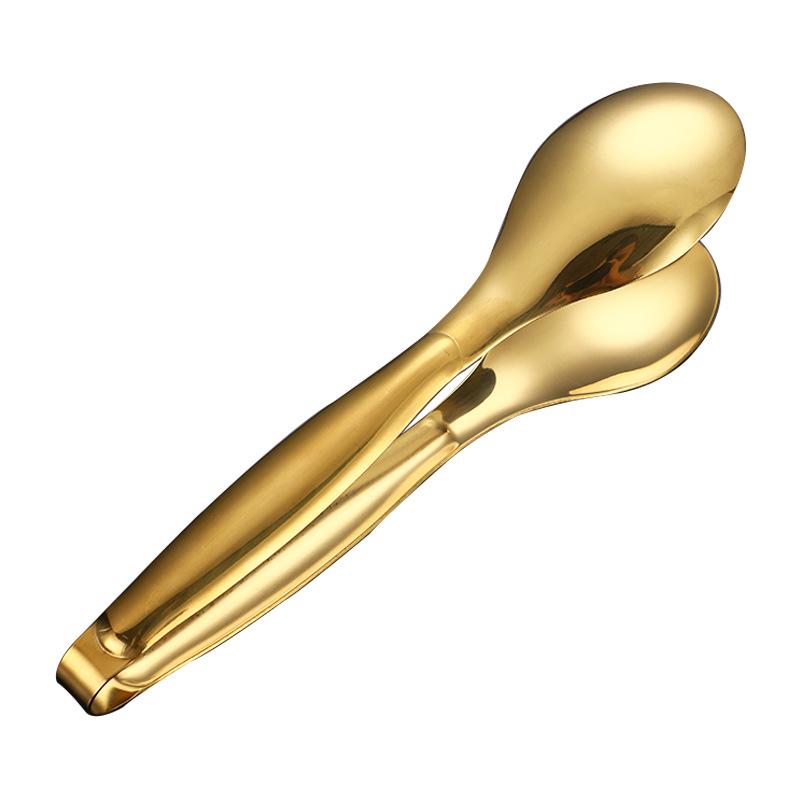 Kitchen Food Tongs Stainless Steel Creative Meat Salad Bread Clips Non Slip BBQ Clips Home Kitchen Cooking Accessories