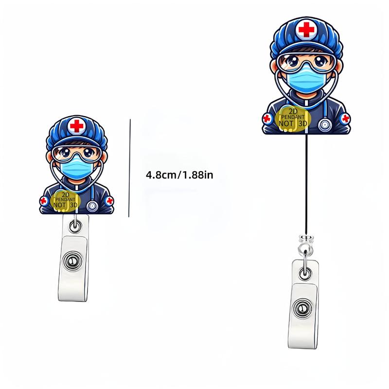 

Выдвижной акриловый клип для бейджа с держателем для ID-карты Standard