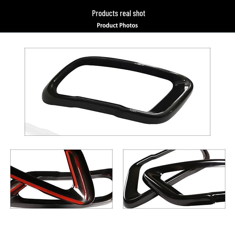 Kompatibilní s 19-25 BMW X5/X6/X7 G05/G06/G07 Černý Válečník Kryt Koncovky Výfuku Nerezová Ocel