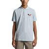 Moncler Solid Color Fitted Short Sleeve Polo Shirt Men tops Blue J10918A0000989A1670C