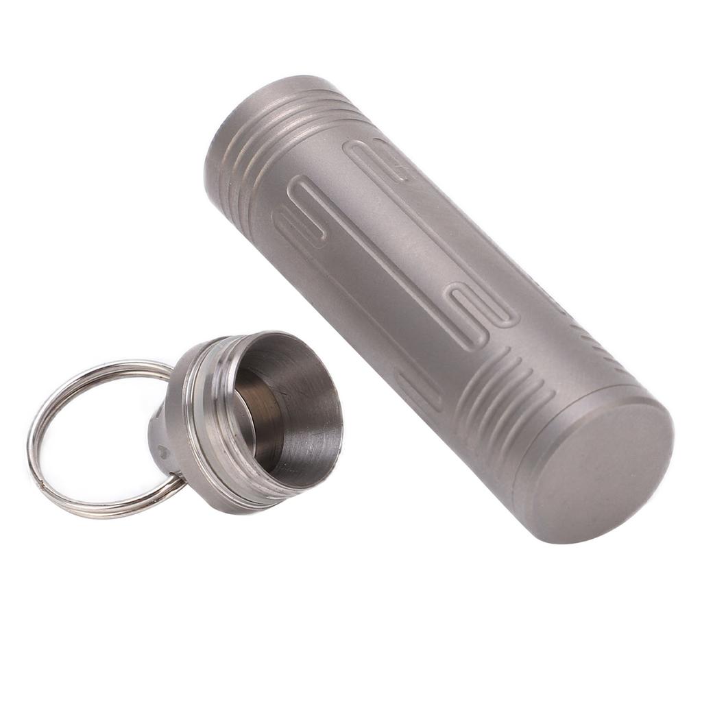 Pills Cases Keychain Portable Waterproof Emergency Medicine Storage Box for Outdoor Travel