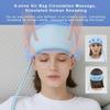 Foldable Headache Relief Device Smart Air Pressure Soothing Heating Therapy Equipment Wireless Head Massager