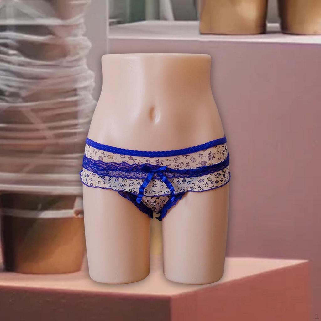 Half Body Display Stand for Panty Mannequin Underwear Model on Countertop