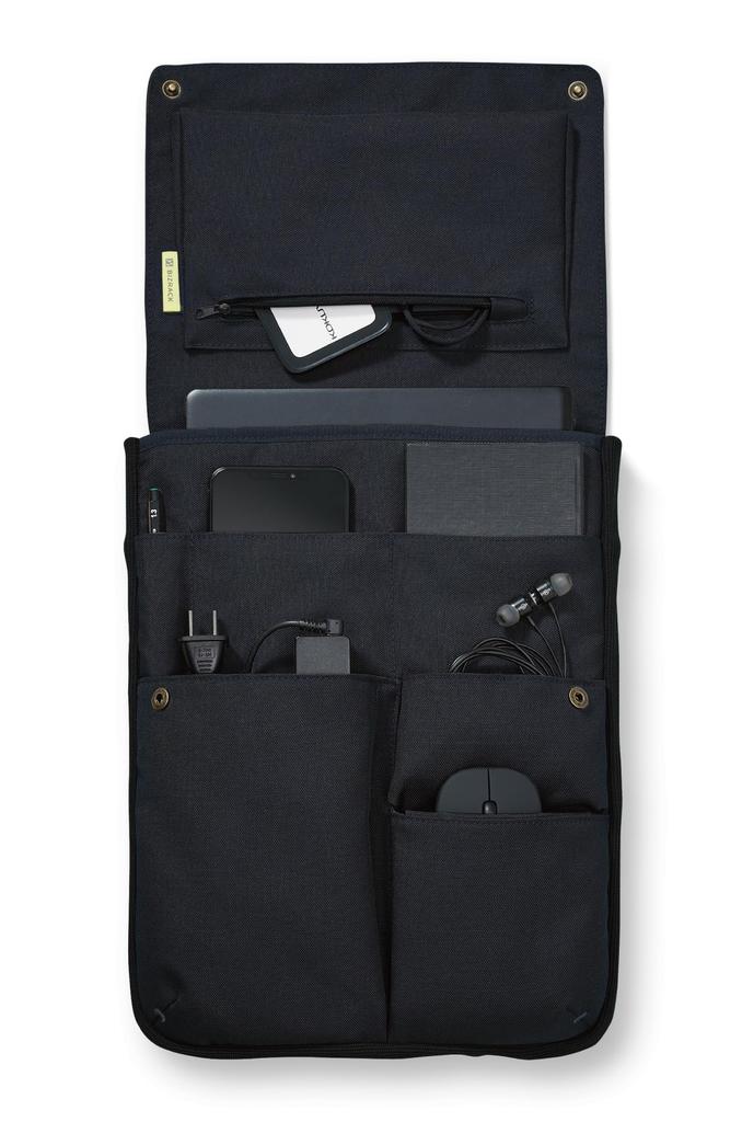 [Amazon.co.jp Exclusive] KOKUYO Bag-in-Bag Laptop Bag, 13.3-inch, Clutch Bag, A4 Size, Vertical, Business, BIZRACK, Black, AMKAHA-BRB135D