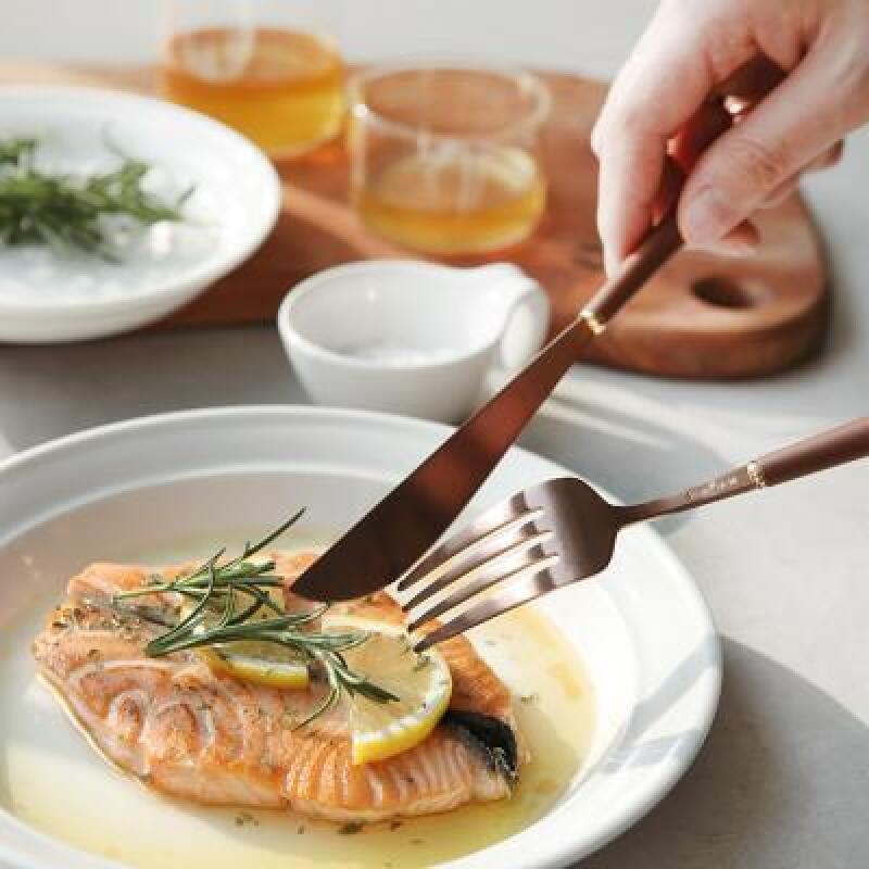 [Eiffel Line] Rose Gold Cutlery (Dinner)