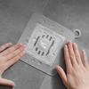 Tampa de Ralo de Chão Quadrada com Argola para Pendurar, Rolha Universal de Silicone para Box de Banho e Banheira, Tapete Desodorizante Anti-Odor para Esgoto para Banheiro, Cozinha, Lavanderia