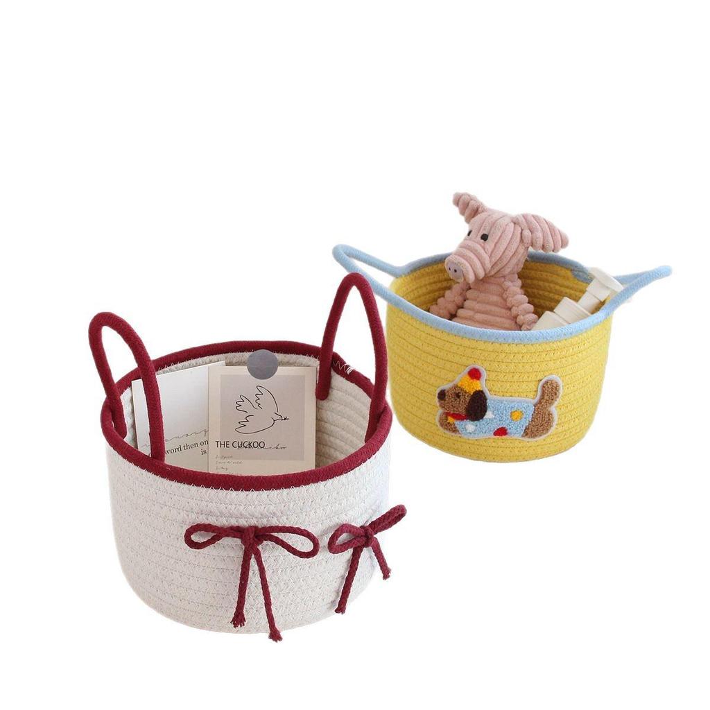 In-Style Handmade Woven Storage Basket for Office and Home
