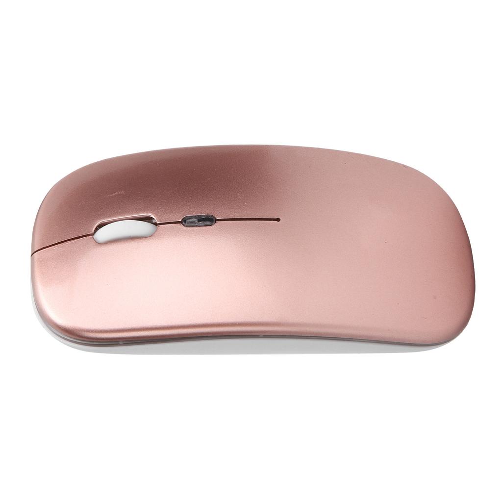 2,4G Drahtlose Maus Home Office Tragbare Beleuchtete Maus für Laptops Desktop-Computer Roségold