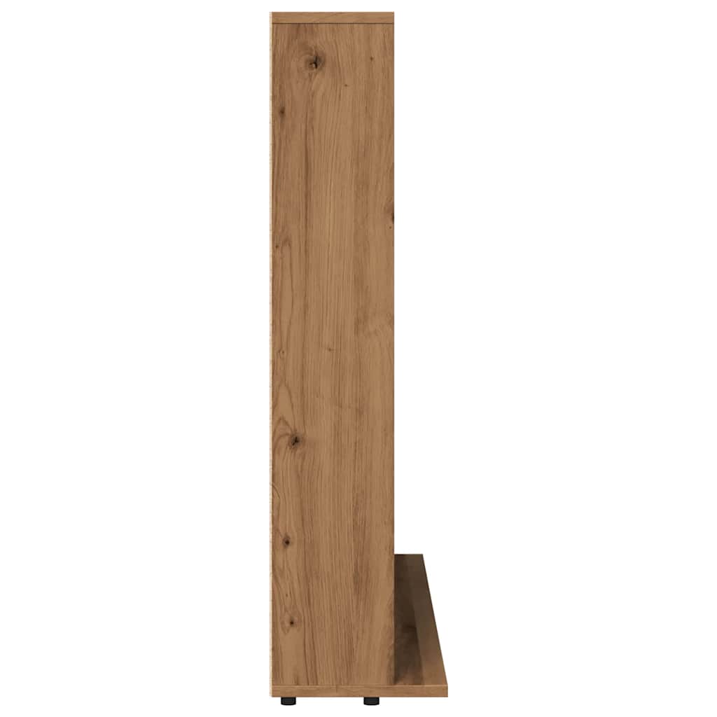 CD Shelf Artisan Oak 100 x 23 x 89.5 cm Particleboard