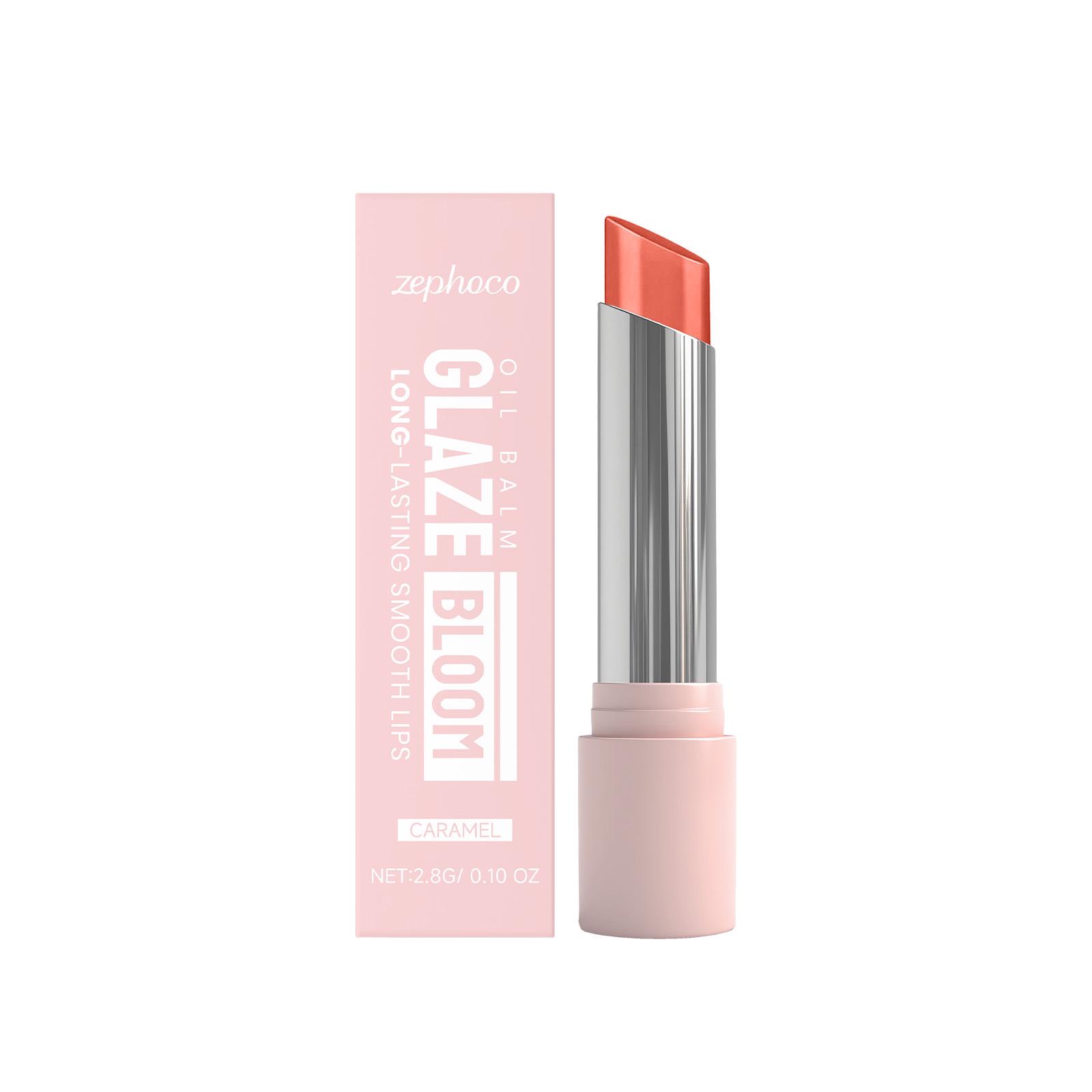 Zephoco Caramel-Tinted Hydrating Lip Balm - Daily Moisturizing Care