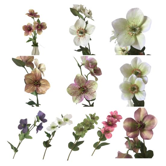 Artificial Flower No-Maintenance Long-Lasting Beauty Realistic Petals Leaf Texture Flexible Branches High Simulation Flower Home Decor