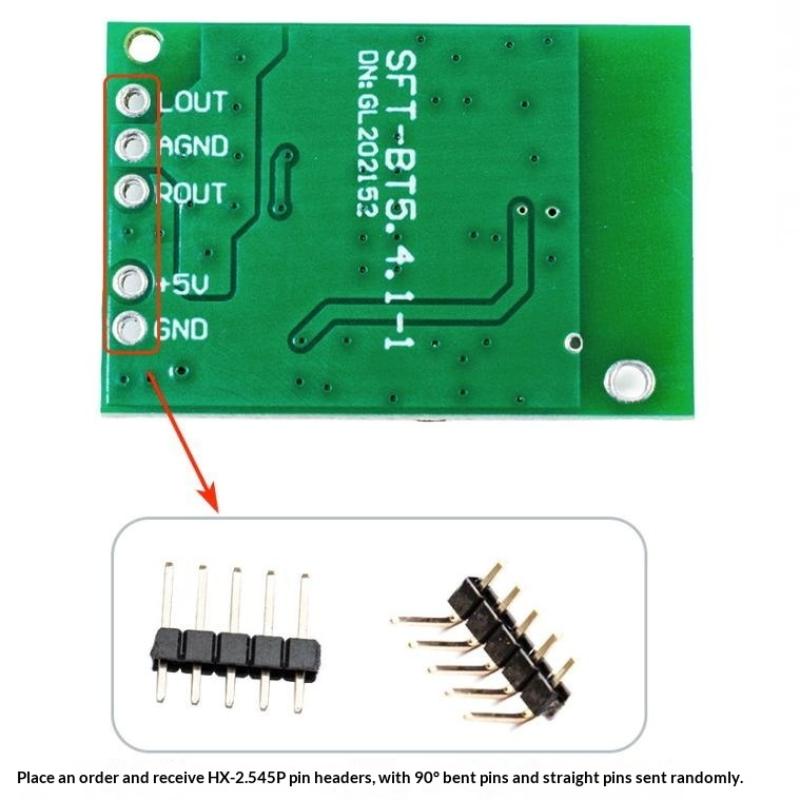 1 Set 2.0 Dual Channel Stereo Decoding Board Mini Bluetooth 5.4 Audio Receiver Module For Audio Systems