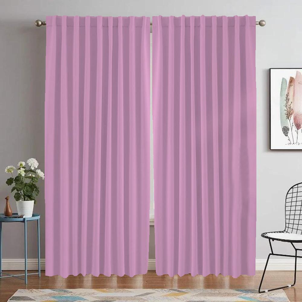 Solid Color Windowpane Drape for Space 2 Panel Kitchen Drapes Divider Household Interior Drapes Halloween Ornament Covers Livingroom