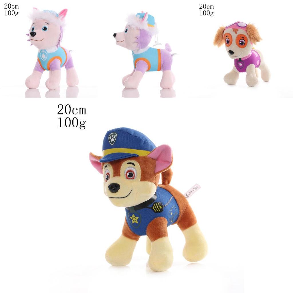Entzückendes 20cm Paw Patrol Hunde Plüschtier Stoffwelpen Puppe für Kinder Geschenk Sammlung
