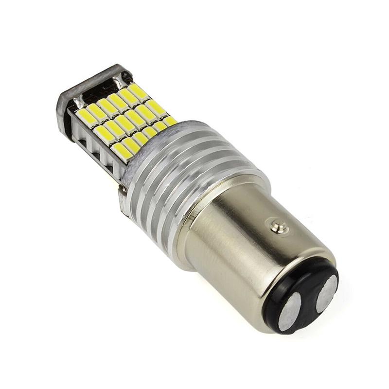 1157 Led Canbus P21W / 5W Bay15D 45 Led Smd 4014 Hamulec cofania Tylna lampa tylna