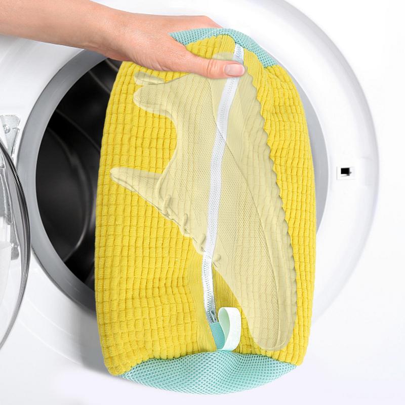 Laundry Washing Net Easily remove dirt Lazy shoe washing bag Anti-deformation Shoes Clothes Organizer for Shoes Sneaker Clothes
