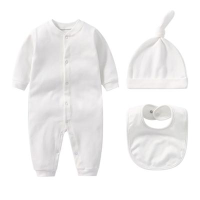 Mom's Care Simple Full-Snap Spacesuit 3-teiliges Set für Kinder G003BCAA132, koreanische Babyprodukte