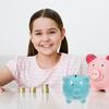 Sparschwein aus Keramik, süßes Schweinchen, Spardose, Münzbank, für Mädchen und Jungen, dekorative Münzbank, Geldspargeschenk