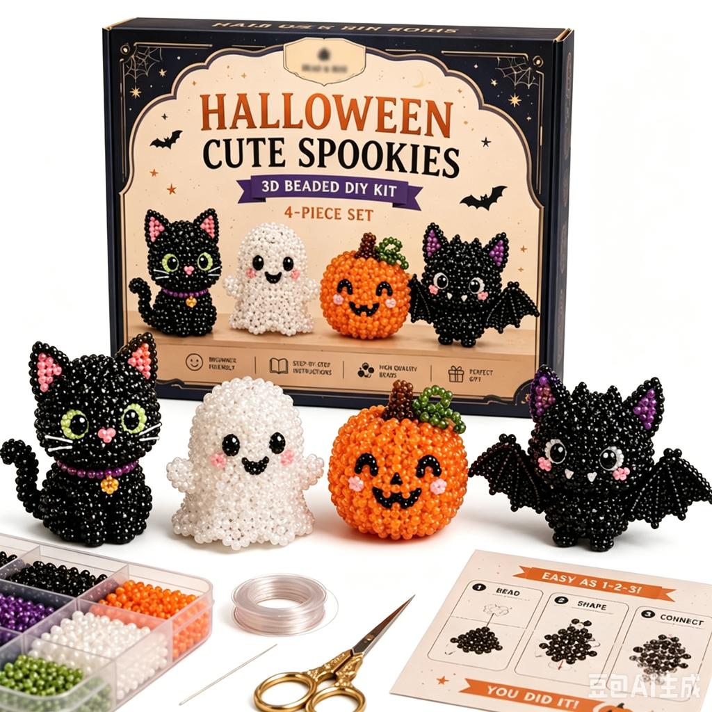 DIY 3D Beaded Animal Craft Set Creative Handmade Mini Animal Beading Kit With Detailed Instructions For Adults Teens Beginner