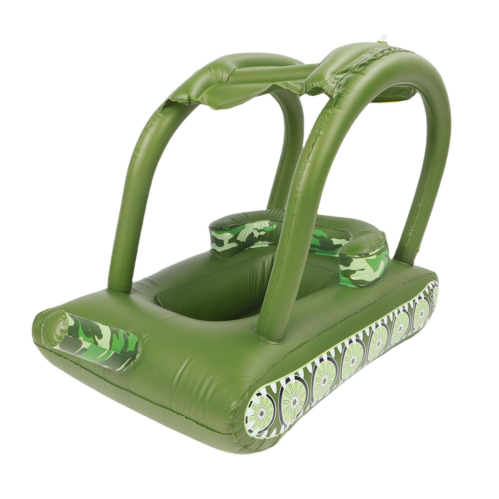 

Надувной танк, плавающий в бассейне, для малышей от 1 до 3 лет, ПВХ, плавающий для плавания, игрушка-танк для бассейна с водой