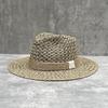 French Vintage Panama Straw Hat Saltwater Straw Top Hat Men'S And Women'S Sunscreen Beach Sun Hat