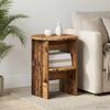 Seitenschrank Holzoptik recycelt Ø40 x 50 cm Holzwerkstoff