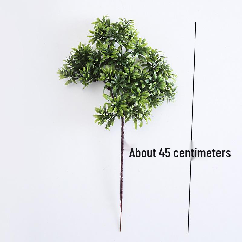 Ramură Artificială de Pin cu Frunze de Arțar și Accente de Chiparos