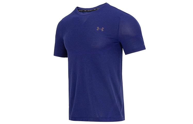 Under Armour T Shirt Men s Navy Blue 1376781-468 S