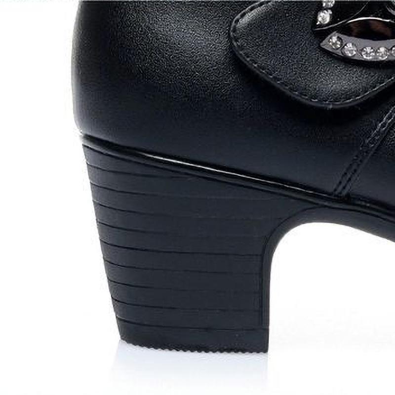 Spring Autumn Pointed Thick Heel Shoes Fashion Comfortable Sexy Casual Banquet Women's