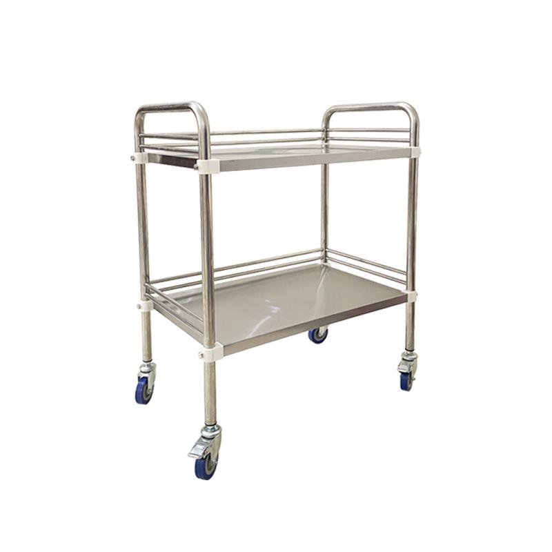 Stainless Steel Medical & Beauty Trolley - Mobile Storage & Instrument Cart