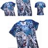 Versatile Short Sleeves Tiger Design T-shirt In Soft Cotton For All Seasons And Occasions