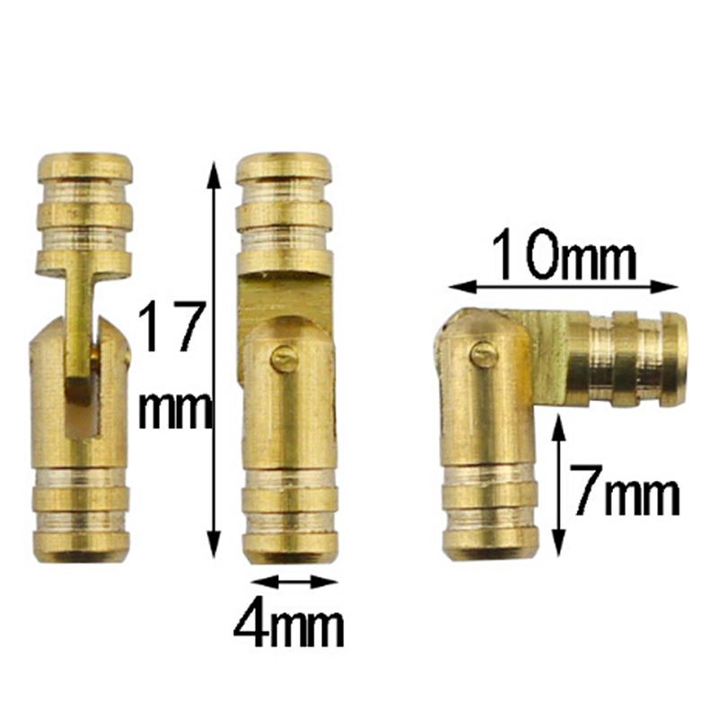 Cutie de bijuterii din cupru, alamă, 10 buc. Balamă ascunsă invizibilă pentru butoi