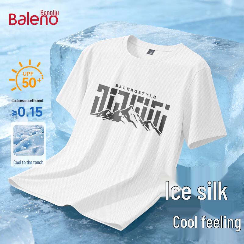 

Baleno Men s Ice Silk Cooling Short Sleeve T-Shirt L