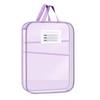 Pochette zippée en maille Sac à documents Format A4 Lettre 3 couches transparent avec poignée Organisateur de documents pour école voyage bureau