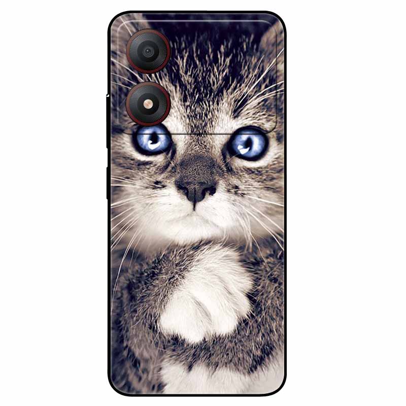 Pour ZTE Blade A34 4G Coque Anti-choc TPU Silicone Souple Housse de Téléphone pour ZTE Blade A 34 Funda Peinte pour BladeA34 Capa de Luxe